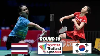 Pornpawee Chochuwong vs Kim Joo Eun | Thailand Open 2024 Badminton