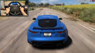 Forza Horizon 5 - 2020 Jaguar F-Type SVR | Moza DD R9 Gameplay