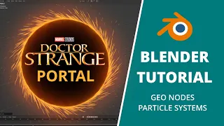 How to Make a Doctor Strange Portal in Blender 3.0 | Geometry Nodes and Particle Systems