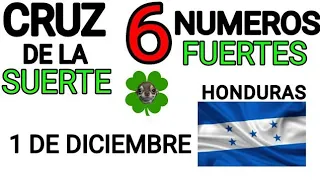 Cruz de la suerte y numeros ganadores para hoy 1 de Diciembre para Honduras