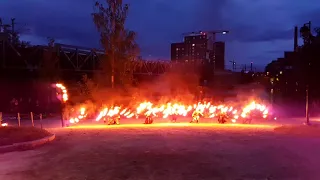 Tuliryhmä Flamma Tampereen Mältinrannassa 8.8.2019