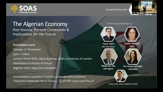 The Algerian Economy: past lessons, present constraints and implications for the future | SOAS