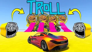 GTA 5 ONLINE 🐷 MEGA TROLL YOUTUBERS E LARGA DISTANZA INFINITA !!!