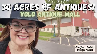 30-Acre Antique Theme Park! Volo Antique Mall Shop With Me | Illinois' LARGEST Antique Mall