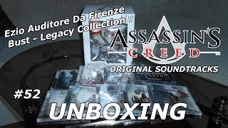 All Assassin's Creed CD Soundtracks from Sumthing Digital + Ezio Auditore Bust - Unboxing #52