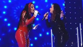 Gloria Groove canta Hero com sua mãe, Gina Garcia no Domingão do Huck [LIVE] 13.02.2022