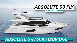 This Italian cruiser is a real space ship | Absolute 50 Fly Yacht Tour | Motor Boat & Yachting