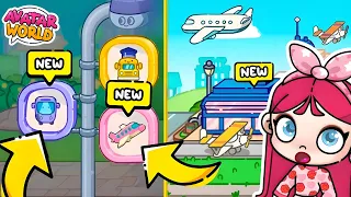 OMG❗🛫 AIRPORT IN AVATAR WORLD / UPDATE / BUGS AND SECRETS / CuteAriWorld