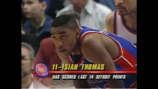 Isiah Thomas Scores Pistons' Last 19 Points in Final Playoff Game