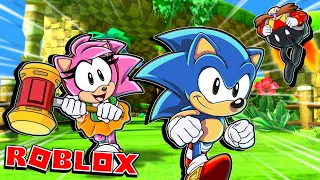 Sonic & Amy Play "Classic Sonic Simulator" 🔵💨 (ROBLOX)