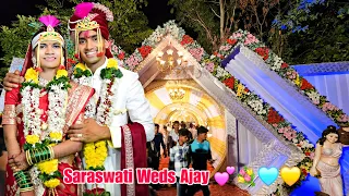 Saraswati Weds Ajay / वेडीओ नक्की बघा ✌️ Full Video 2024 / Karan Musical Show 🔥🔥