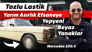 TOZLU LASTİK | 1975 Model Mercedes 230.4’ün 20 Yıllık Lastiklerini Değiştirdik