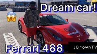 I DROVE A FERRARI 488 AROUND A RACETRACK!!( dream car)