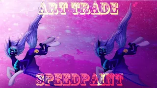 Art Trade With Nightmare Paint [MLP] Speedpaint