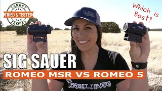 Sig Sauer Romeo MSR VS Romeo 5: Comprehensive Hands-On Comparison