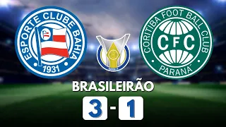 BAHIA 3 x 1 CORITIBA BRASILEIRÃO SÉRIE A 2023 4ª RODADA