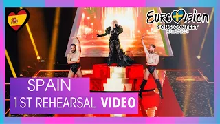 🎥 SNIPPET 🇪🇦 1st Rehearsal - Nebulossa - ZORRA @ Spain Eurovision 2024