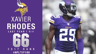 #66: Xavier Rhodes (CB, Vikings) | Top 100 Players of 2017 | NFL