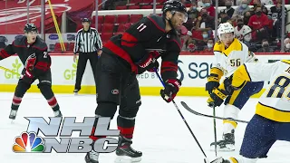 NHL Stanley Cup 2021 First Round: Predators vs. Hurricanes | Game 1 EXTENDED HIGHLIGHTS | NBC Sports