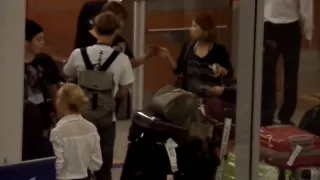 130715 EXO at the Sheremetyevo Airport, EXO at the registration lounge