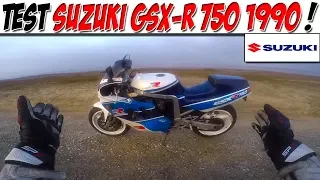 #MotoVlog 67 : TEST SUZUKI GSX-R 750 1990 / UNE MAMIE DOPÉE !
