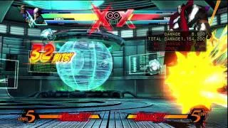 Ultimate Marvel vs. Capcom 3 -- Dante X-Factor Combo -- 1.5 mill, no meter, no assists