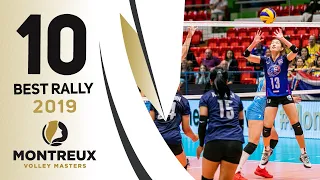 TOP 10 BEST and LONGEST Volleyball Rallies | Montreux Volley Masters 2019 ● BrenoB ᴴᴰ