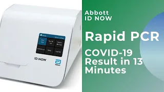 Abbott ID NOW, Rapid PCR ,Portable covid testing,positive QC test.