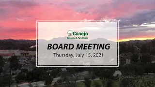 CRPD 7/15/21 Board Meeting