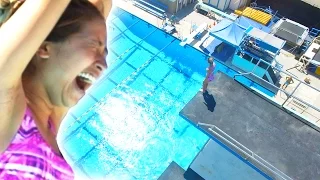 Regular People Get Tricked Into Olympic High Diving