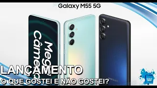 Samsung Galaxy M55 5G - Lançamento - O que eu gostei e não gostei?