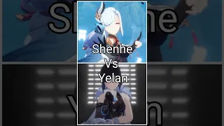 Shenhe Vs Yelan (Lore) 1v1 | Genshinimpact #genshinimpact #short