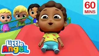 Little Angel - 10 Babies On The Slide | Learning Videos For Kids | Education Show For Toddlers