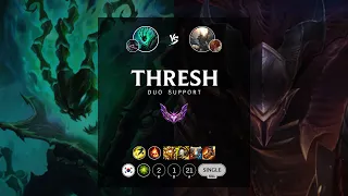 Thresh Support vs Pantheon - KR Master Patch 12.19