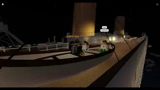 Weird Roblox Titanic S.o.s lifeboat bug.