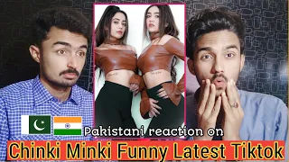 Pakistani reaction on Chinki Minki Latest Funny TIKTOK | Pakistani reactions