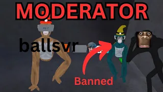 I got moderator in big scary and i BANNED shreK!!!1!!!11