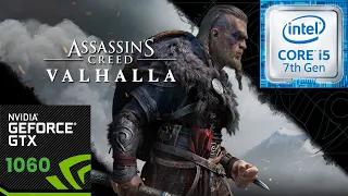 Assassin’s Creed Valhalla gtx 1060 maxq + i5-7300hq_16 ramDell 7577