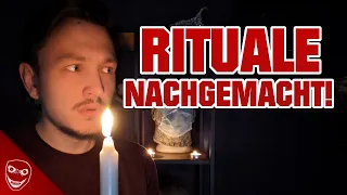 Die gruseligsten RITUALE Nachgemacht! Rituale NIEMALS Nachmachen!