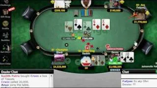 Texas Hold'em Winning $3,000,000 AGAIN! Two Pair K/10