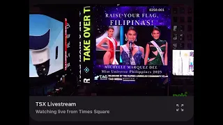 Michelle Marquez Dee, Miss Universe Philippines 2023 Times Square Billboard