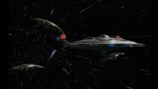 Enterprise  chased at high warp