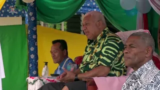 Fijian Prime Minister commissions the new Navakasiga Primary School building.