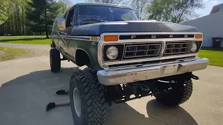 Cody's beast of a truck! 1977 Ford F250 Ranger Camper Special 7.3 Powerstroke Swap