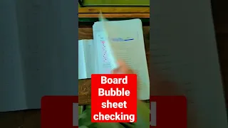 board paper checking video, how board papers are checked,board paper bubble sheet checking