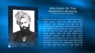 Jesus Son of Mary will not descend from heaven - Promised Messiah - Islam Ahmadiyya