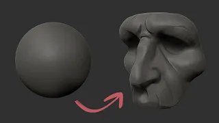 ZBrush - Nose - Speed Sculpt