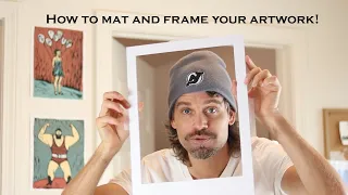 How to custom mat your art work for any size frame!