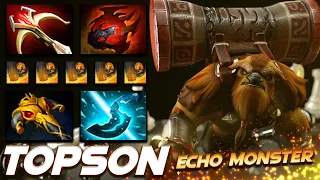 Topson Earthshaker Echo Monster - Dota 2 Pro Gameplay [Watch & Learn]