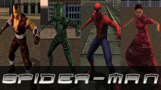 Spider-Man: The Movie (2002) All Suits & Playable Characters (PS2)